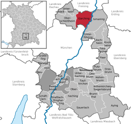 Garching bei München – Mappa