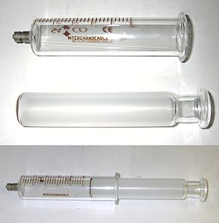 <span class="mw-page-title-main">Gas syringe</span>