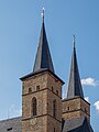 * Nomination Towers of the Catholic town parish church in Gerolzhofen --Ermell 18:54, 9 September 2021 (UTC) * Promotion  Support Good quality. --Knopik-som 23:03, 9 September 2021 (UTC)