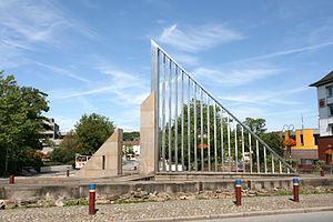 Gevelsberg - Mittelstraße - Ennepebrücke - πινακίδα πόλης 01.jpg