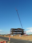 2011-10-02: structural steel and crane