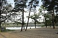 Der Gördernsee oder Zummel, an einem frühen Sommermorgen vom Strand im Oste aus gesehen