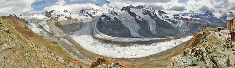 File:Gornergletscher panorama, 2010 July 2.jpg