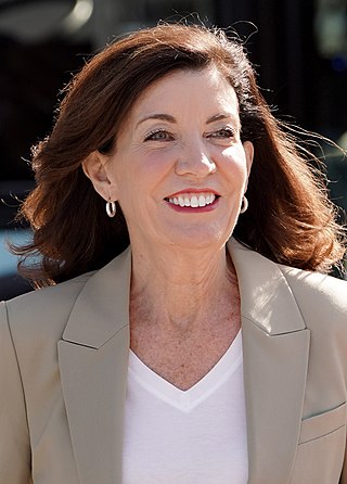 <span class="mw-page-title-main">Kathy Hochul</span>Governor of New York since 2021 (born 1958)