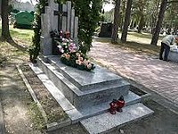 Grób ks. Józefa Skoczyńskiego na cmentarzu w Stalowej Woli