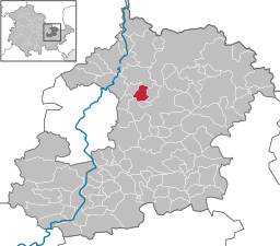 Läget för kommunen Graitschen bei Bürgel i Saale-Holzland-Kreis