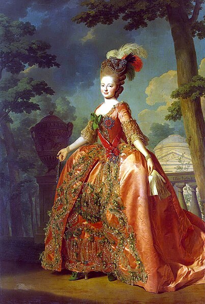 Maria Feodorovna, portrait by Alexander Roslin