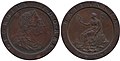 2 penniä 1797, Iso-Britannia, Yrjö III. Kupari