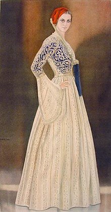 Type of Amalia dress (Source: Wikimedia)