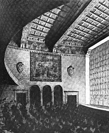 View of original auditorium decorations Guild Theatre AR 1924 p 513.jpg