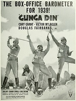 1939 magazine ad Gunga Din (1939) movie poster, Boxoffice Barometer.jpg