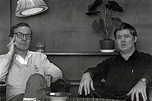 Håkan Alexandersson och Carl Johan De Geer 1987.
