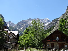 Le hameau d'Ailefroide