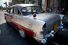 Vintage Chevrolet. Havana (La Habana), Cuba