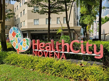 HealthCity Novena Sign