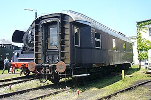 Heizwagen im Bayerischen Eisenbahnmuseum Nördlingen