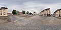 Der Michaelisplatz 2011 während der Restaurierungsarbeiten an der Fassade und der Umgestaltung des Vorplatzes.Interaktives Kugelpanorama (360° x180°) aus 8 Einzelaufnahmen.