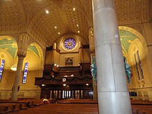 The Wicks organ, designed by Heny Vincent Willis HolyNameWRMainOrgan.jpg