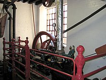 The steam engine in 2007 Hook Norton brewery steam engine - geograph.org.uk - 600052.jpg