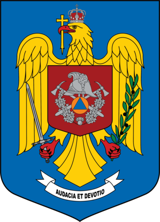 <span class="mw-page-title-main">Coat of arms of the Romanian Inspectorate for Emergency Situations</span>