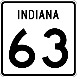 <span class="mw-page-title-main">Indiana State Road 63</span> Highway in Indiana