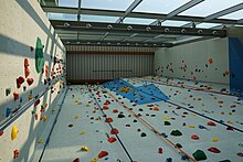 Indoor climbing at the Student Union Building. Indoor climbing at the UBC Student Union Building.jpg