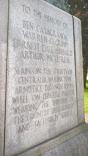 File:Inscription upon The Sentinel statue in Centralia, WA (vertical).jpg