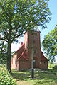 English: Church in Izbica. Polski: Kościół we wsi Izbica.