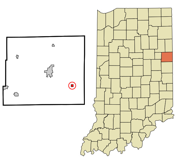 File:Jay County Indiana Incorporated and Unincorporated areas Salamonia Highlighted.svg