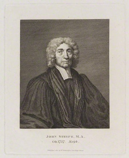 John Strype, engraving by William Richardson.