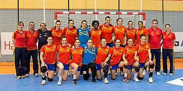 Spain women's national handball team in 2013