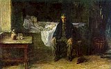 Jozef Israëls: Alone in the World (1881 painting), Van Gogh Museum, Amsterdam