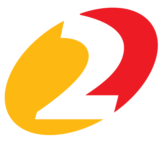 Kanal 2's former logo from 2009 to 2021.