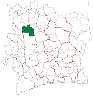 <span class="mw-page-title-main">Kani Department</span> Department in Woroba, Ivory Coast