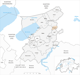 Gempenach – Mappa