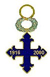 Keerzijde van een modern kruis van de Orde van Michael de Dapppere.jpg