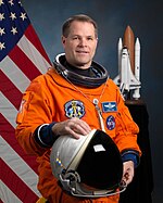 Astronaut Kevin A. Ford in spacesuit