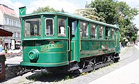 Old tram on Main street