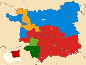 Лидс Местные выборы в Великобритании 2016 map.svg 