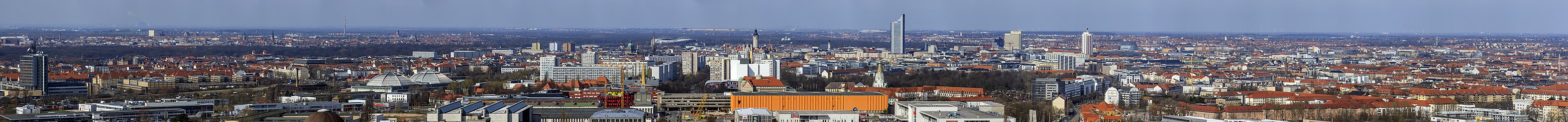 Leipzig Blick vom Völkerschlachtdenkmal ZoomViewer