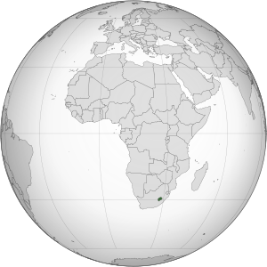 Description de l'image Lesotho (orthographic projection).svg.
