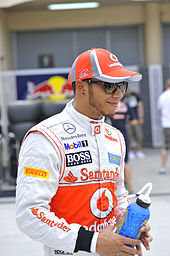 Lewis Hamilton--seen here at the 2012 Bahrain Grand Prix--left McLaren to join the Mercedes works team in 2013. Lewis Hamilton Bahrain.jpg