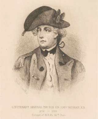 <span class="mw-page-title-main">John Vaughan (British Army officer, died 1795)</span> British soldier, Member of both British and Irish Parliaments