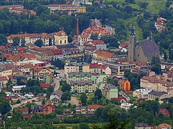 Поглед към централната част на града