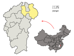 Shangrao - Carte