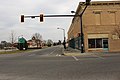 Looking east down Central Ave from SW corner of intersection with Grant St