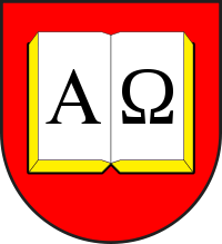 Book with letters