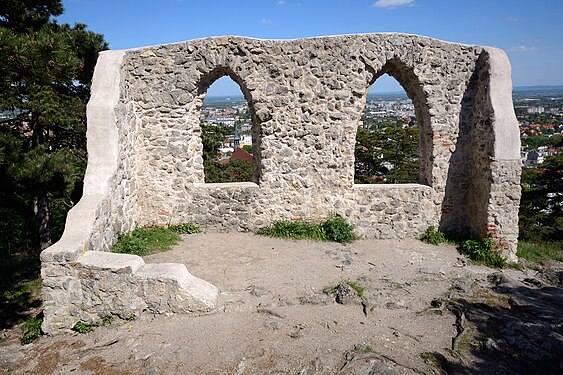 Ruin "Mödlinger Augengläser" in Mödling, Lower Austria