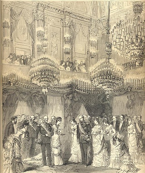 File:MI - 1875 - Da L'illustration, 1875 - Visita Guglielmo II a Milano - The Official Reception in the Royal Palace.jpg