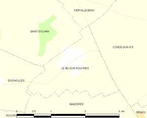 Poziția localității Le Bû-sur-Rouvres